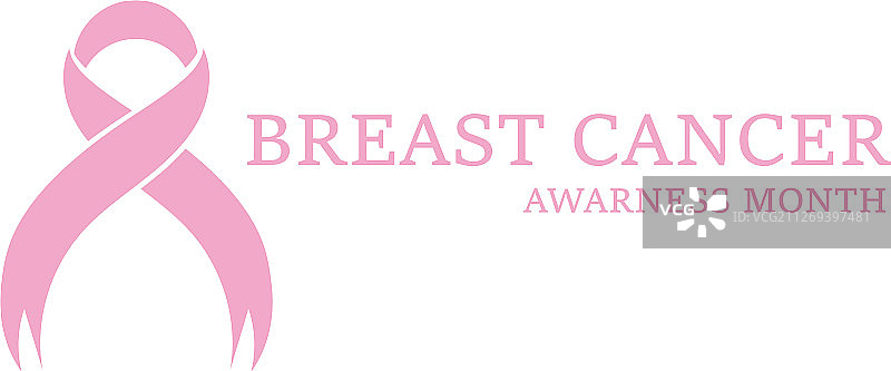 乳腺癌防治丝带图片素材