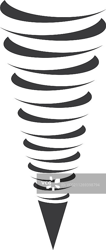 龙卷风风力图标Logo图片素材