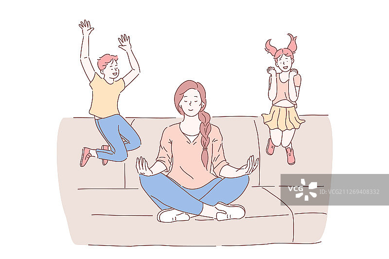 母性心理平衡概念图片素材