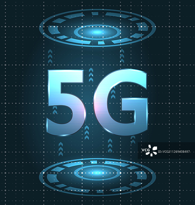 5G新无线互联网Wi-Fi全球连接图片素材
