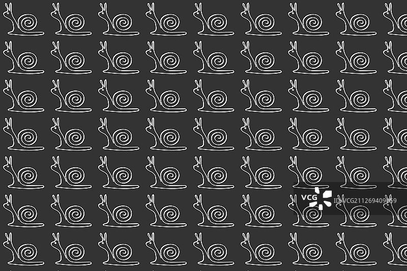 蜗牛图案绘图图片素材