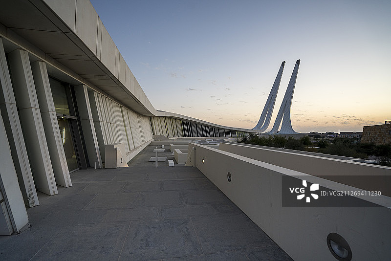 卡塔尔多哈教育城清真寺图片素材