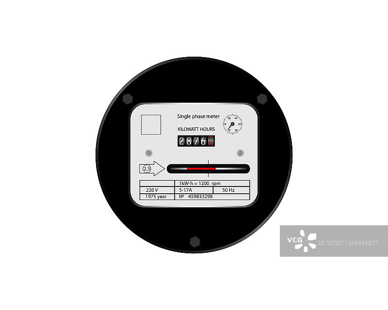 家用电表计数器图片素材
