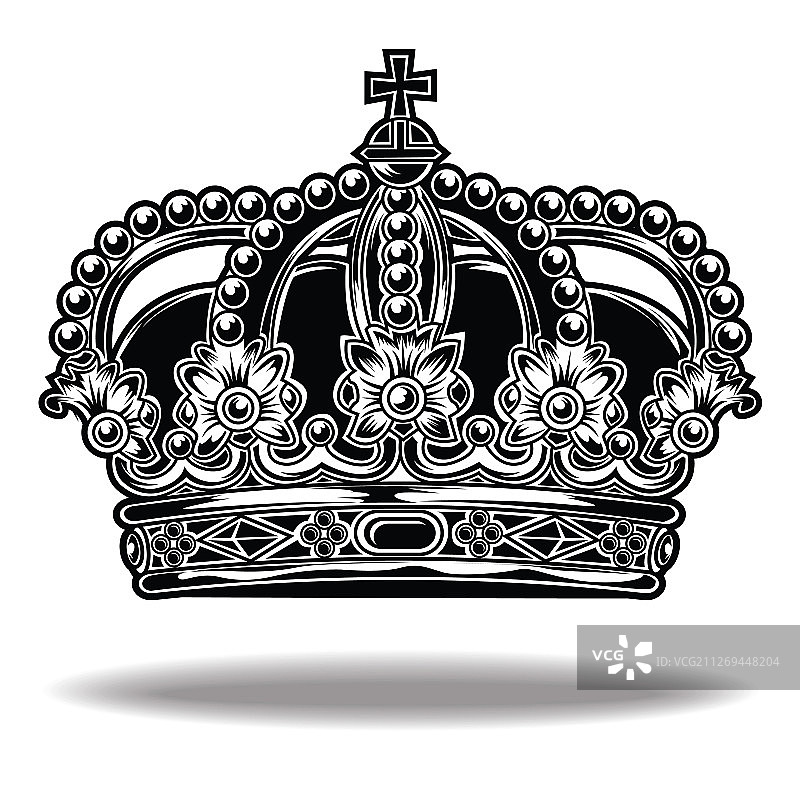 黑白国王王后皇冠222图片素材