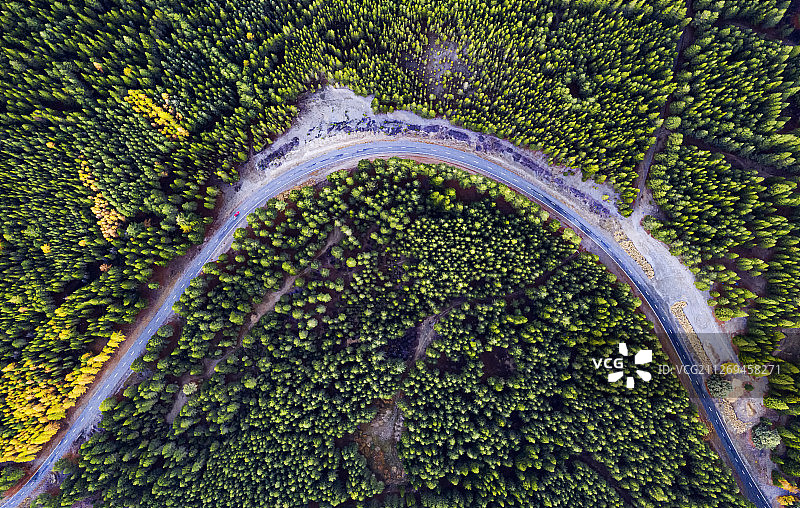 航拍新西兰北岛风光图片素材