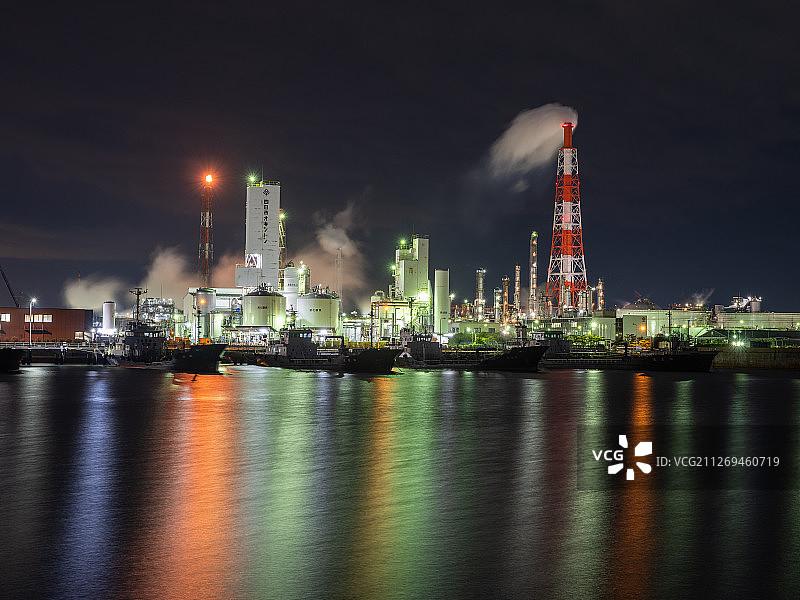 名古屋 四日市工厂图片素材