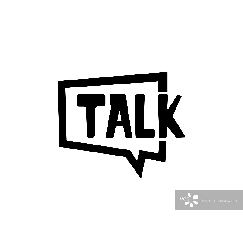 对话聊天气泡Logo图标图片素材