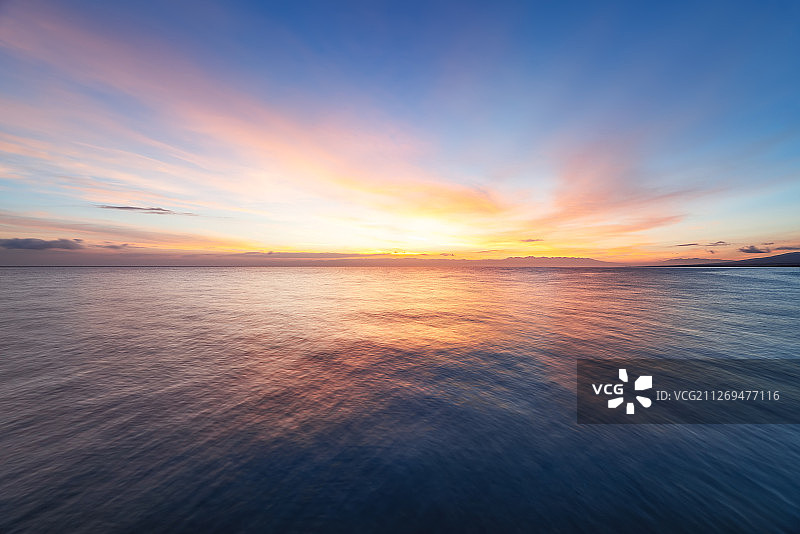 青海湖日出景观图片素材