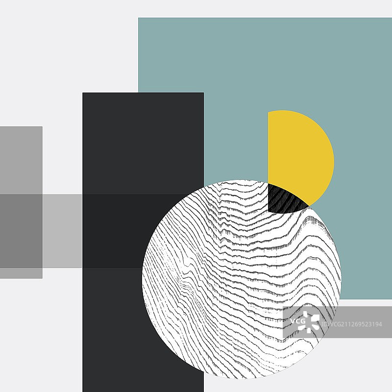 现代抽象色彩拼接装饰画图片素材