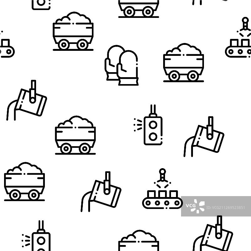 冶金工业无缝图案图片素材