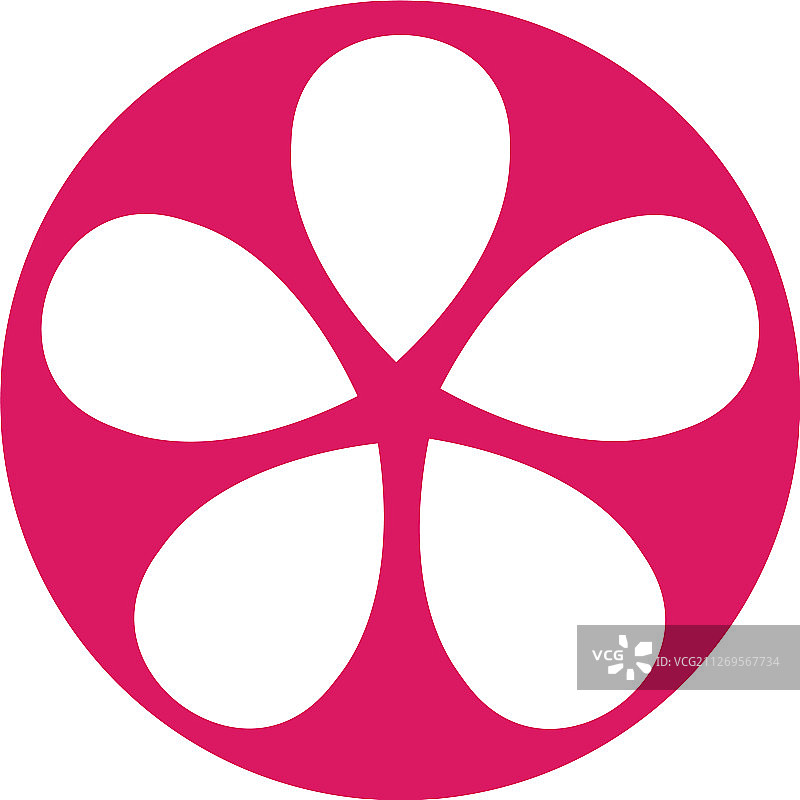 茉莉花图标logo模板图片素材