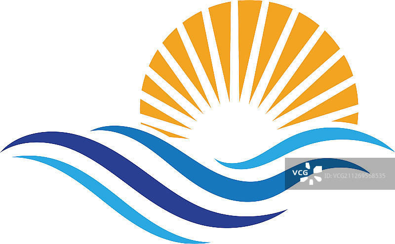 水波图标图片素材