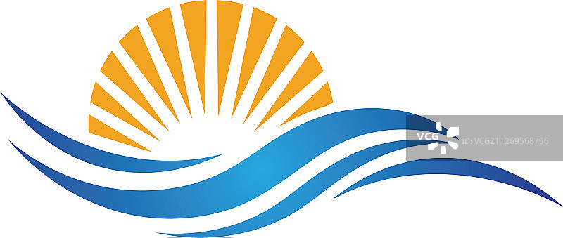 水波图标图片素材