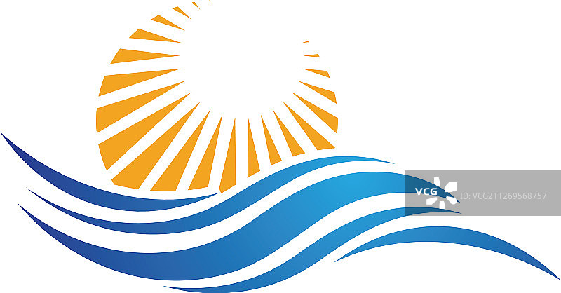 水波图标图片素材