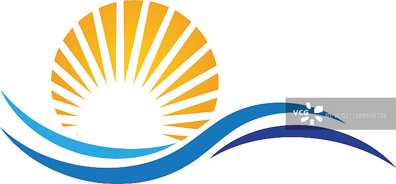 水波图标图片素材