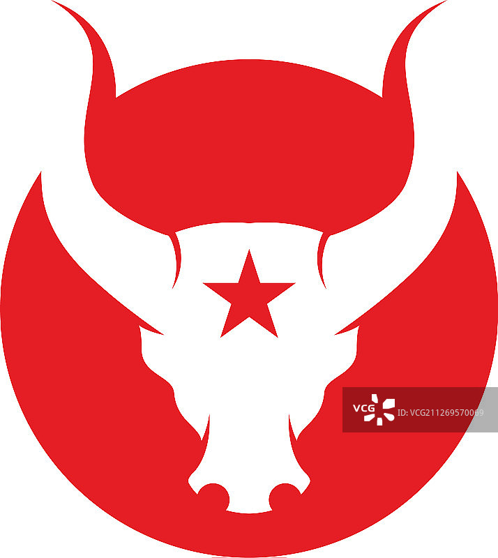 金牛座标志模版图标图片素材