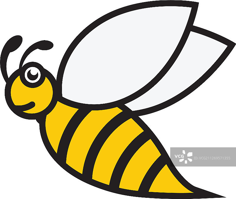 蜜蜂logo模板图标图片素材