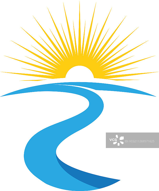 河流logo模板图标图片素材