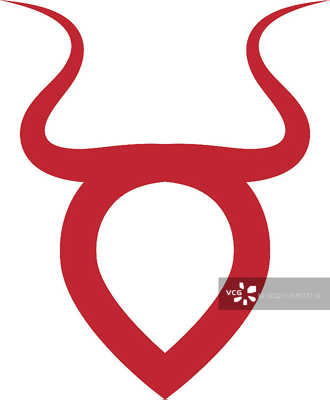 金牛座标志模版图标图片素材