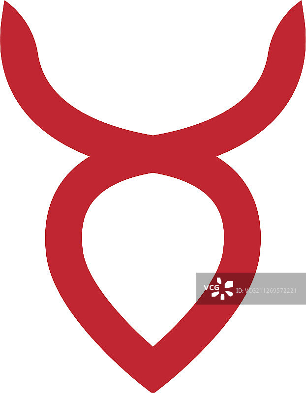 金牛座标志模版图标图片素材