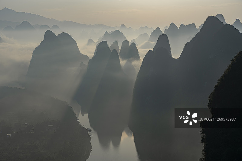 桂林相公山自然风光图片素材