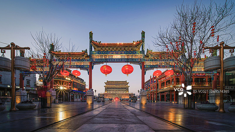 前门大街图片素材