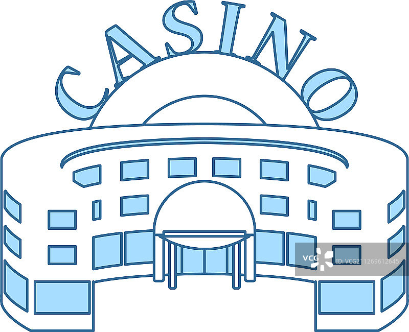 赌场建筑图标图片素材