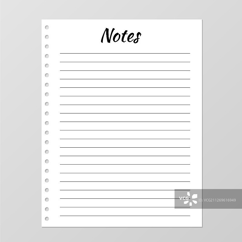 便签列表模板每日计划页面图片素材