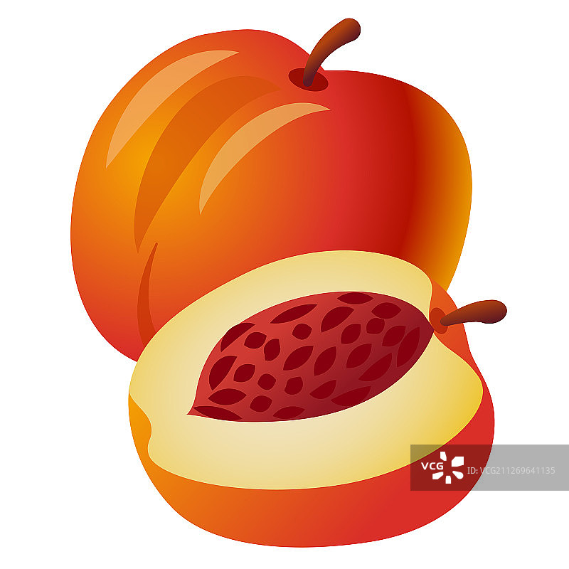 新鲜的桃子图片素材