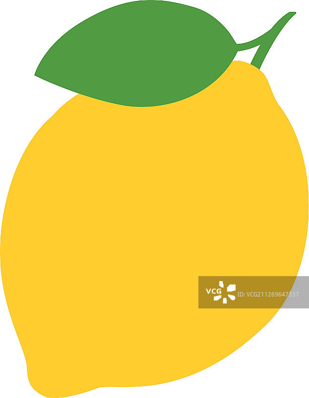 白色背景上的柠檬图标图片素材