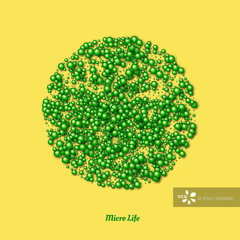 显微镜下的分子生命宏观视野图片素材