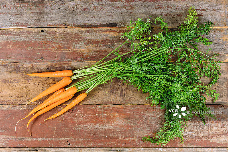 带绿叶的一堆胡萝卜图片素材