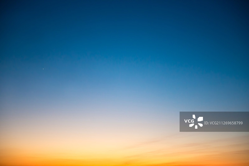 天空中的日落图片素材