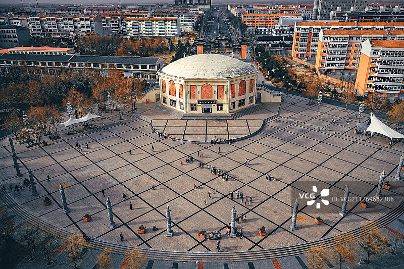 小广场+内蒙古乌兰察布市商都县水漩公园图片素材