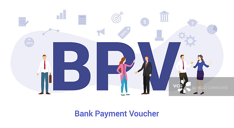 银行付款凭证概念设计图片素材