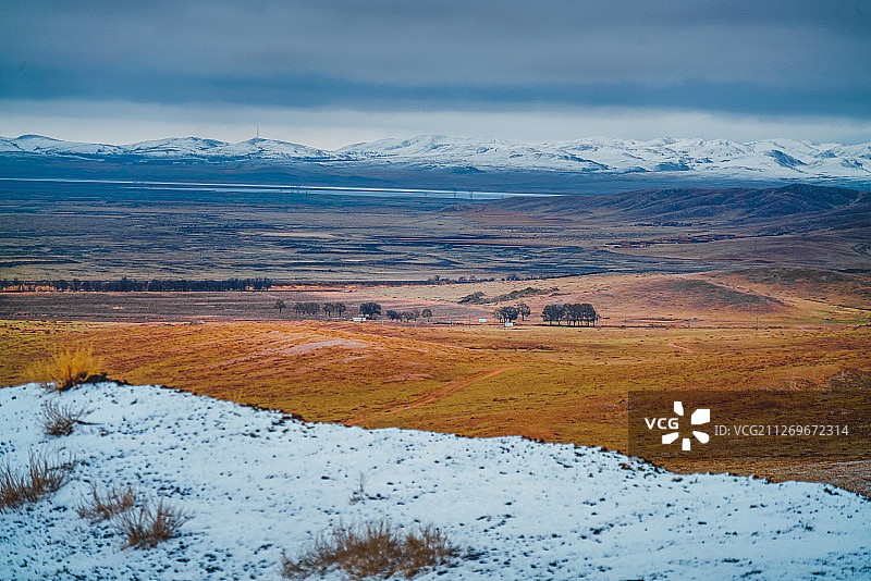 遥远的广袤大地+内蒙古乌兰察布市察右后旗图片素材