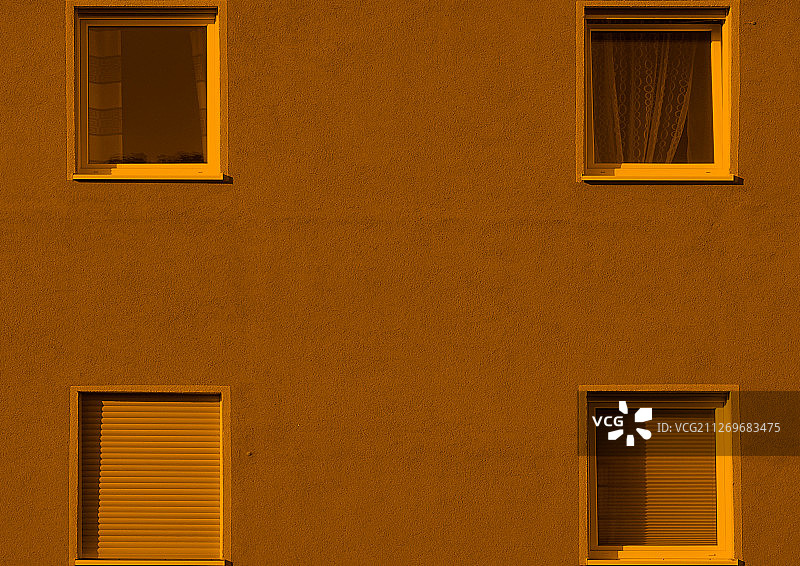 德国杜塞尔多夫建筑外墙及窗户图片素材