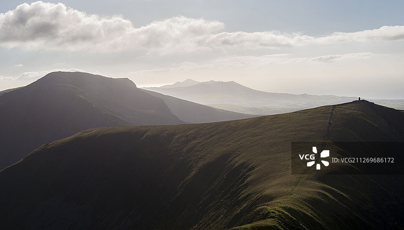 英国兰贝里斯斯诺多尼亚南特尔山脊图片素材