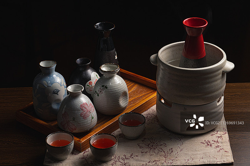 温酒酒壶图片素材