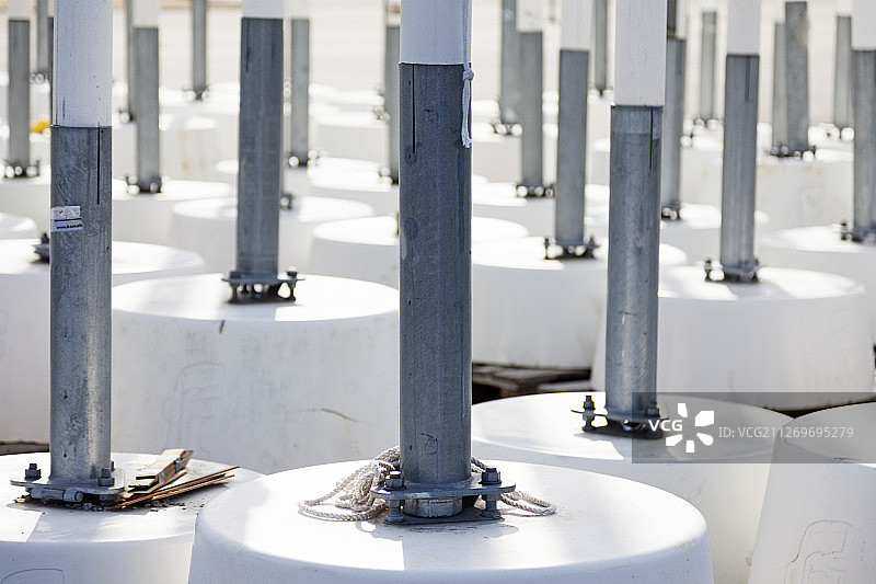 瑞典旗杆水泥底座图片素材