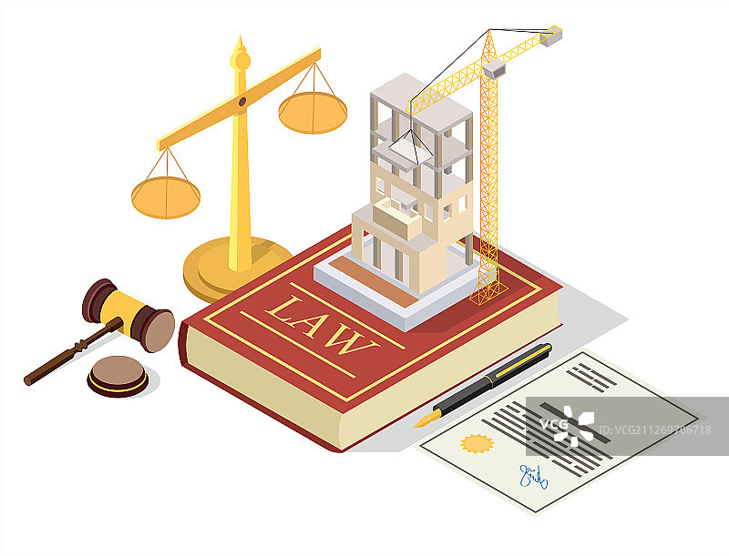 建筑施工许可图片素材