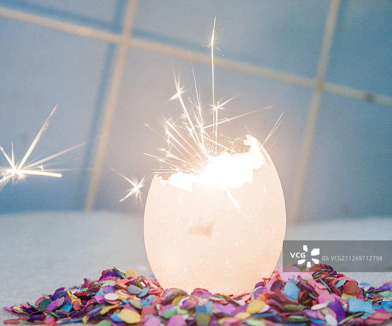 鸡蛋里的火花图片素材