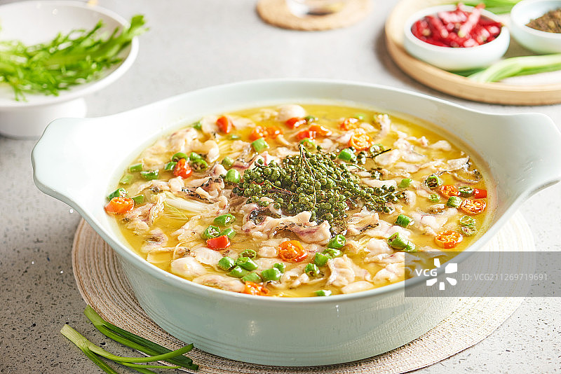 藤椒鱼片图片素材