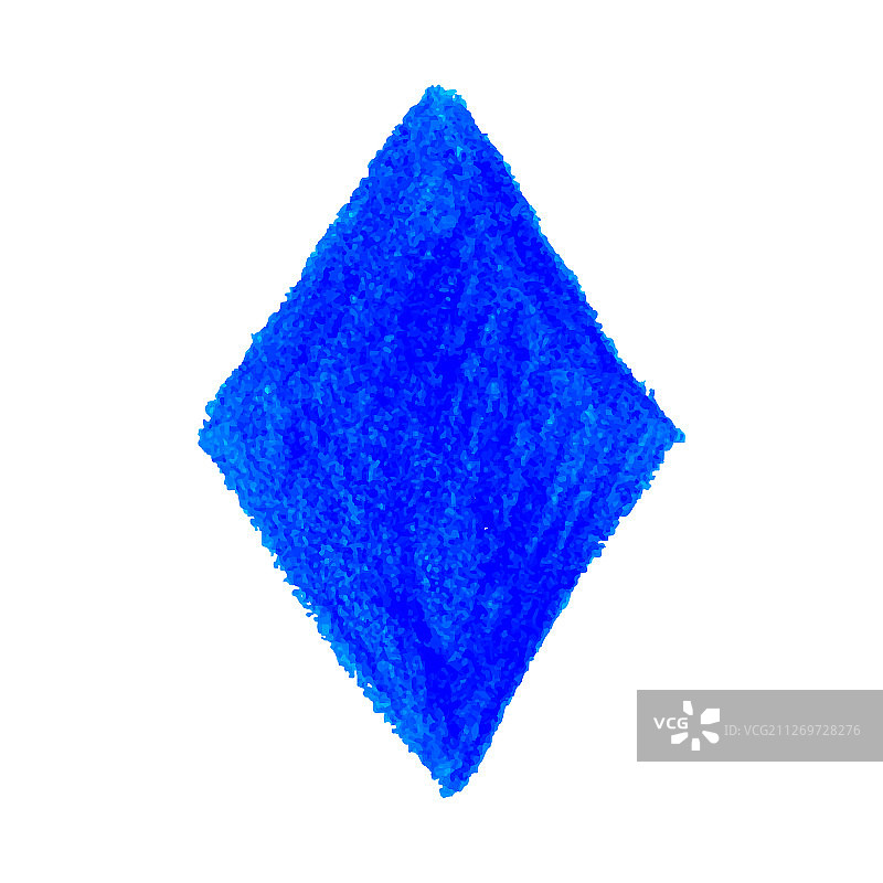 蓝色蜡笔涂鸦纹理菱形图片素材