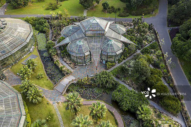 广州市 华南植物园 航拍图片素材