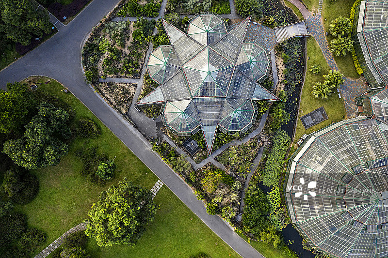 广州市 华南植物园 航拍图片素材