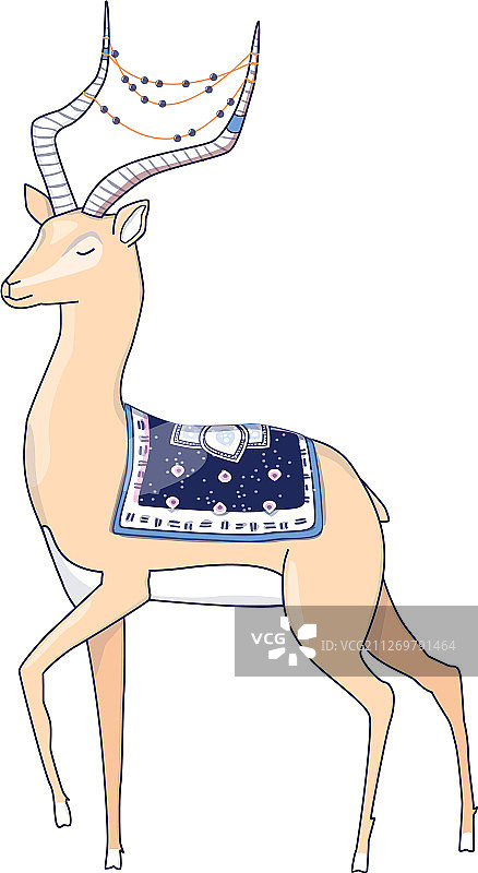 羚羊卡通剪贴画奇幻图片素材