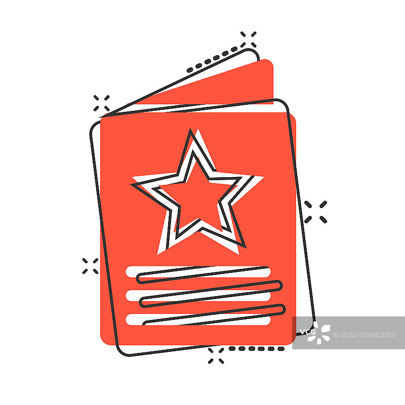 漫画风格宣传单图标图片素材