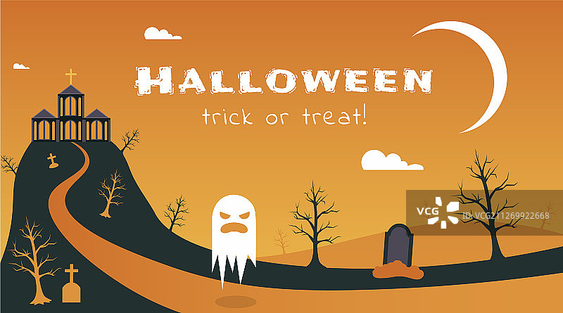 万圣节主题banner模板图片素材