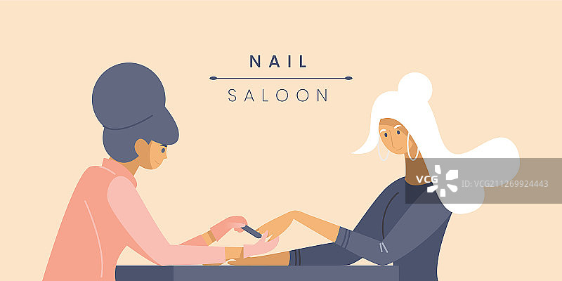 专业美甲工作室banner模板图片素材